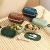 Reusable Portable Lunch Box 3 Grids Snack Food Box Lunch Container Divides Food Container  Camping
