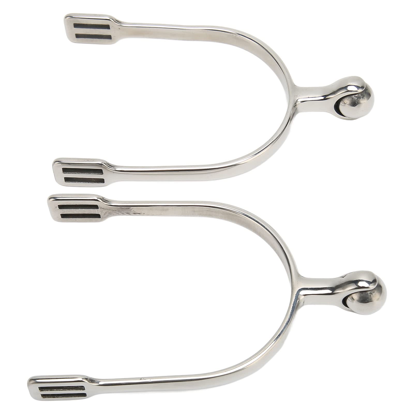 Шпоры для верховой езды Резиновая рукоятка Набор шпор Западный стиль Шпоры Нержавеющая сталь