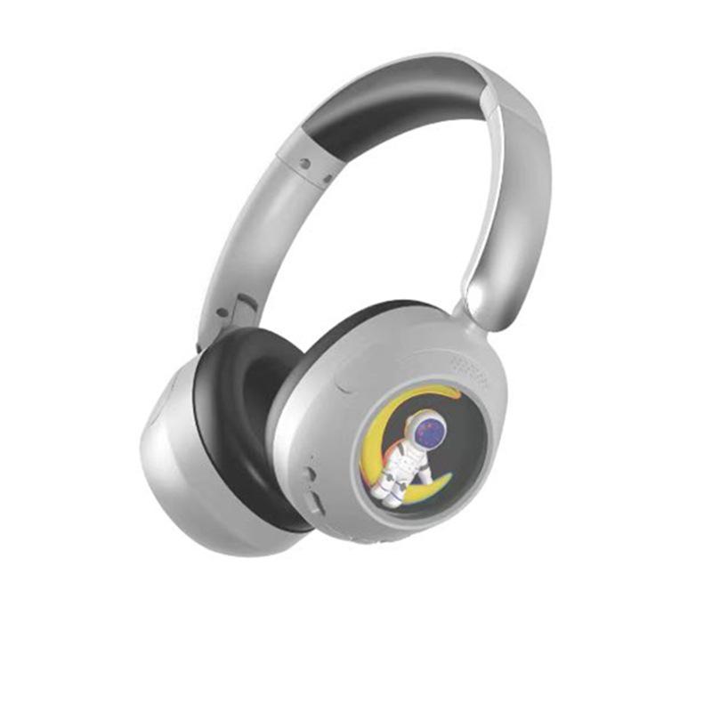 

Q28 Астронавт Дитячі накладні Bluetooth-навушники для музики, спорту та ігор Q28 срібний