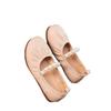 Pearl Girls Princess Shoes Soft Soled Kids Casual Flats Elegant Children Leather Shoes  Autumn