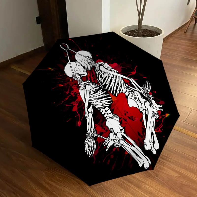 

1pc Skeletons, Love Automatic Open/Close Umbrella, Formal Events - Ideal Gift for Family or Friends, Outdoor Accessory yy251211165