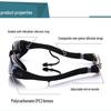 HD Waterproof Anti-Fog Swim Goggles with Large Electroplated Mirror Lens and Earplugs for Men and Women