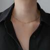 Colar de contas elegante para mulheres – moderno, inspirado na Coreia, que não desbota e combina com tudo.