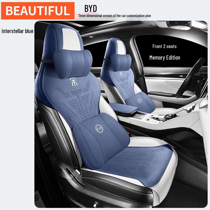 ZFL Sports Leather Car Seat Cushion for BYD Song PLUS - All-Season Cover