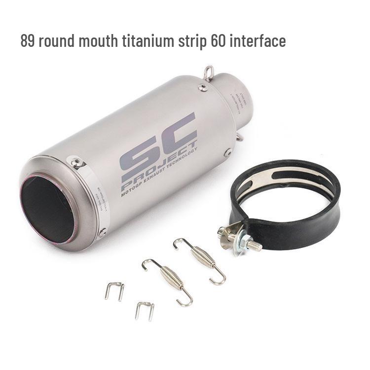 Universal SC Street Motorcycle Exhaust Tailpipe for Yamaha, Kawasaki, Honda