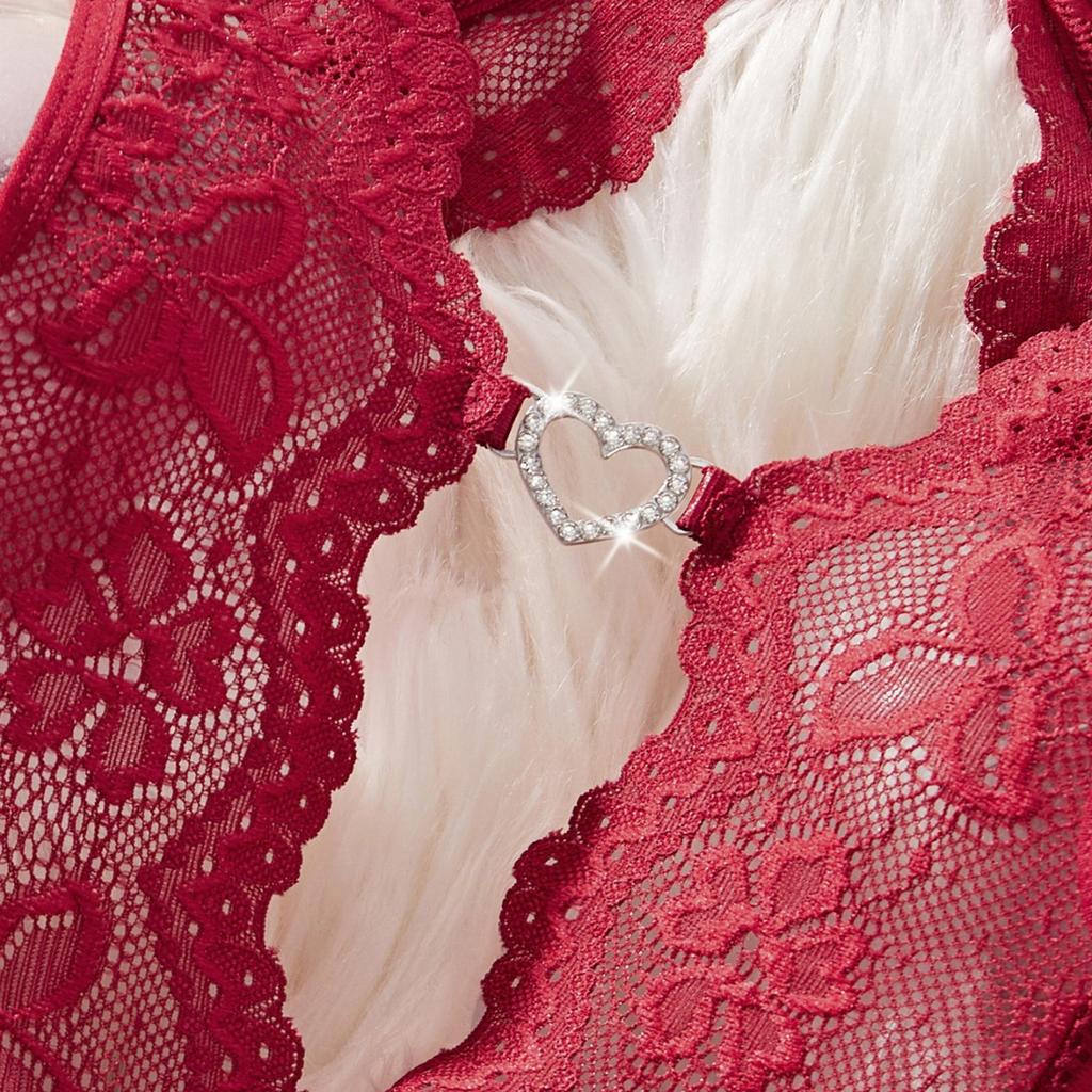 Sexy perspective seduction erotic lace open onesie erotic underwear