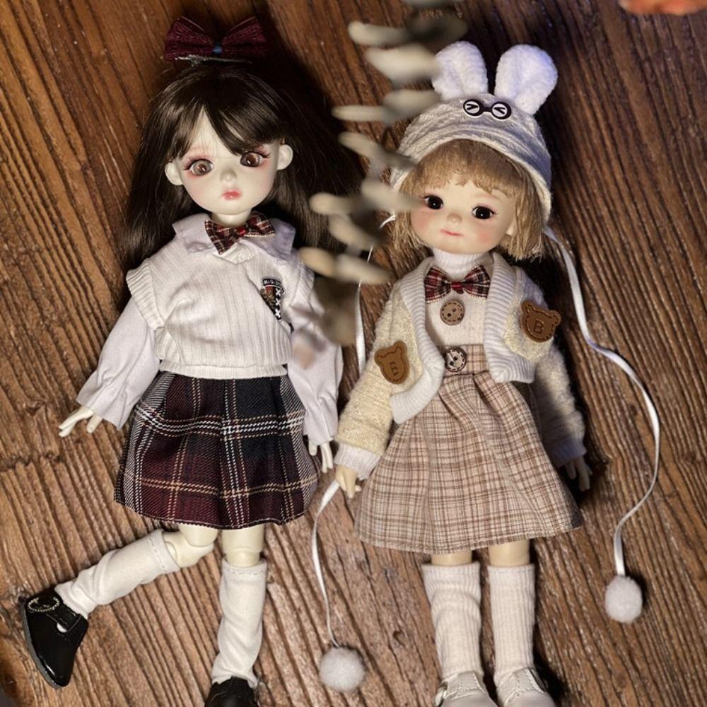 Changing Clothes 30cm Doll Uniform Casual Wear BJD Doll Outfit 1/6 Dolls Clothes DIY Toys