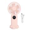 Handheld USB Fan with Base  Gears Wind Brushless Motor Rechargeable Silent Cooling Fan for Home Dor