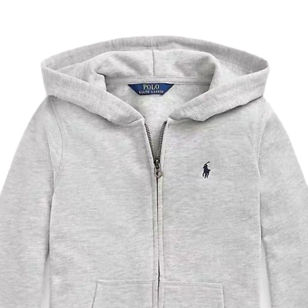 Polo Ralph Lauren Hoodie Ss26 Pony Logo Embroidery Full Zip Long Sleeve Kids Kids Hoodies 313833560-017