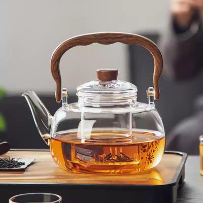 Zuo Zhi Xun Berge und Flüsse Glas Teekanne