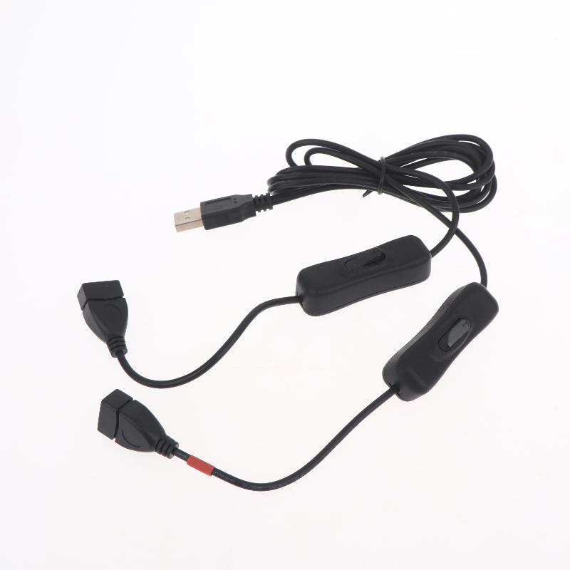 

Разветвитель USB-кабеля питания папа-мама с выключателем для светодиодных устройств