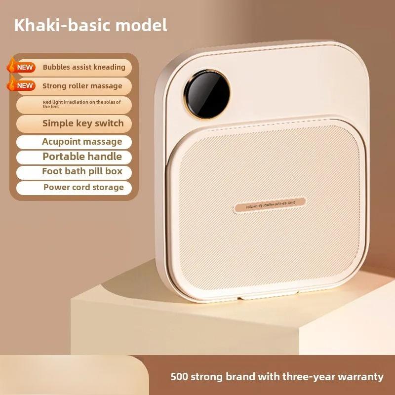 Electric Massage Foot Soaking Bucket Foldable Touch Screen Constant Temperature Foot Warming Turbo Oxygenating Foot Bath