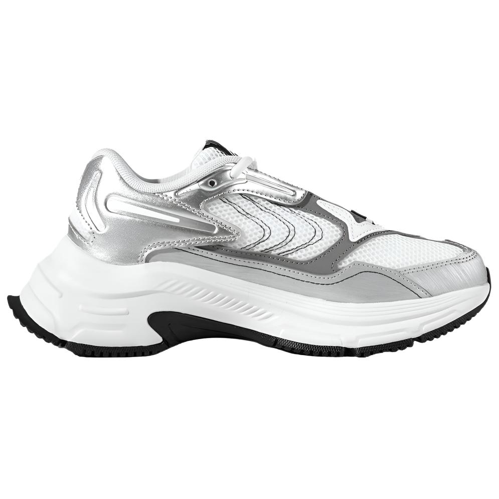 Adidas FC Hybrid Comfortable Versatile Dad Shoes Women Sneakers Silver White HQ7562