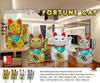 Large Multi-size Lucky Cat Figurine - Wealth & Fortune Home Decoration, Perfect for New Store Opening or Housewarming Gift