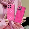Pink Point Heart Mobile Phone Case for Honor 90 80 70 60 50 30 20 10 9 8 7 Pro S SE Lite 5G Colorful Printing Cover Pretty Cover