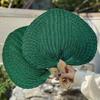 Natural Palm-Leaf Woven Fan Lightweight Straw Fan Vintage Rattan Fan  Summer