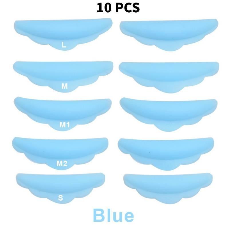 High-quality Silicone Eyelash Curling Pads Set Of Five Pairs In Assorted Colors For Perfect Lash Curls