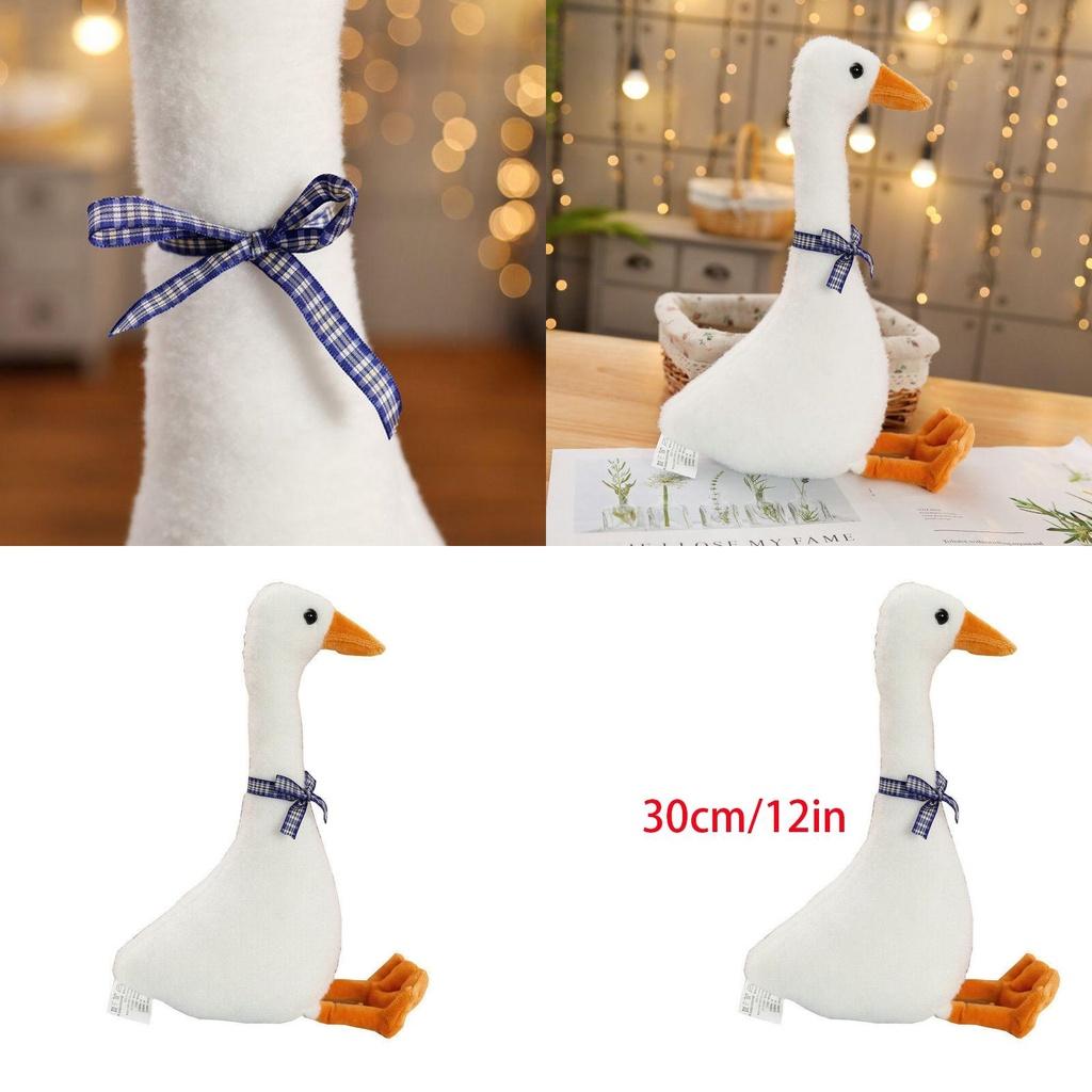 White Goose Pillow Plush Toy Adorable Sleeping Pillow Soft And Cuddly Stuffed Doll For Kids