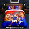 Kylian Mbappe Design Bed Bedding Set 1 Duvet Cover + 2 Pillowcases Soft Breathable Household Bed Linens