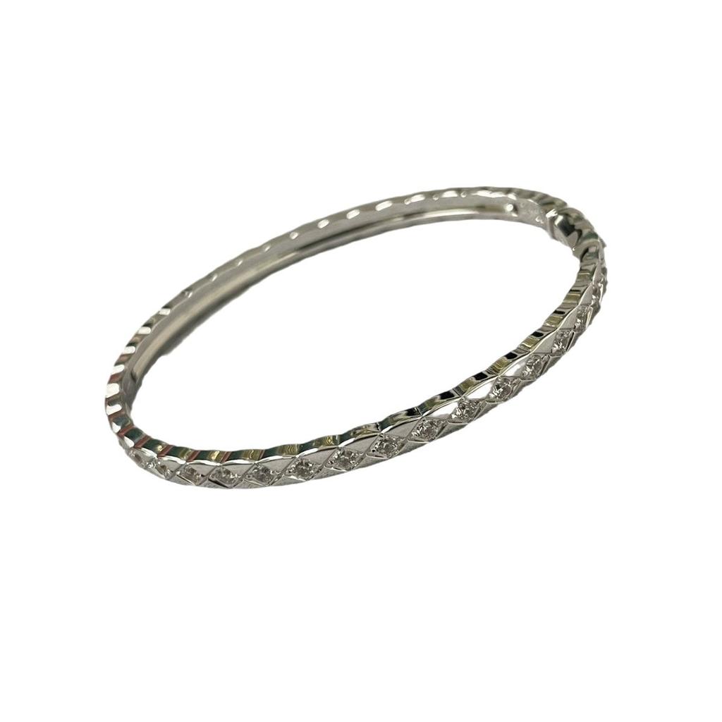 Xiaoxiang V Gold Coco Rhombus Diamond-set Diamond-free Couple Bracelet CNC Seiko Versatile Temperament Bracelet Diamond Jewelry Couple Model