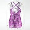 Dress Lady Sexy Strap Sexy Sleepwear New Lace Skirt See-through Lace Outfit