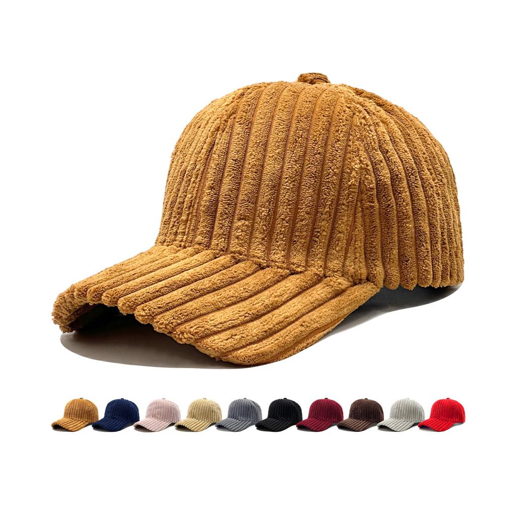 Lässige Baseballkappe Unisex Flacher Schirm Herbst Winter Polyester Sonnenschutz Warmer Hut