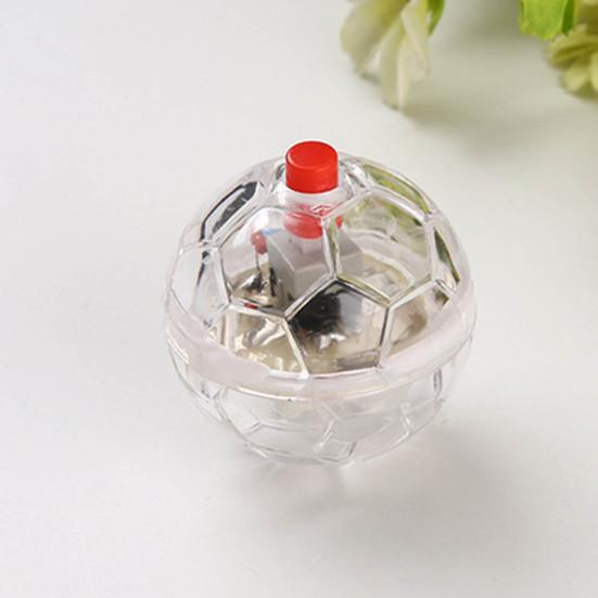 Pet Ball Toy Transparent Interactive Plastic Pet Cat Dogs Glowing Ball Toy for