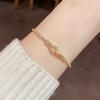 Light Luxury Zircon Bracelet European and American Niche High-end Creative Bracelet Temperament Commuter Versatile Jewelry