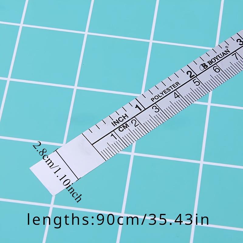1pc Self-Adhesive Metric Tape Measure, 35.43 Inches - Easy-Read Sticker, Perfect for Sewing Machines & Crafts, Durable Material, Tape Measure for Sewi