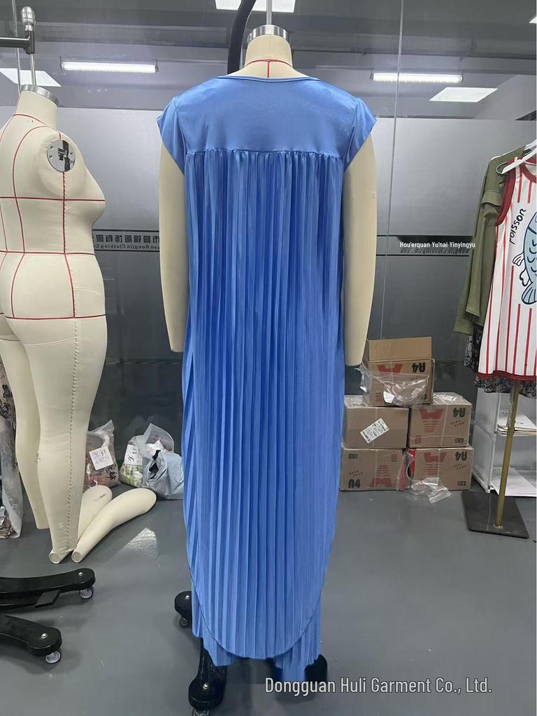 2025 Euro-America Style Solid Raglan Sleeve Top & Ruched Straight-Leg Pants Set