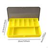 Fishing Gear Organizer Case with Dividers for Bait Storage And Outdoor Use