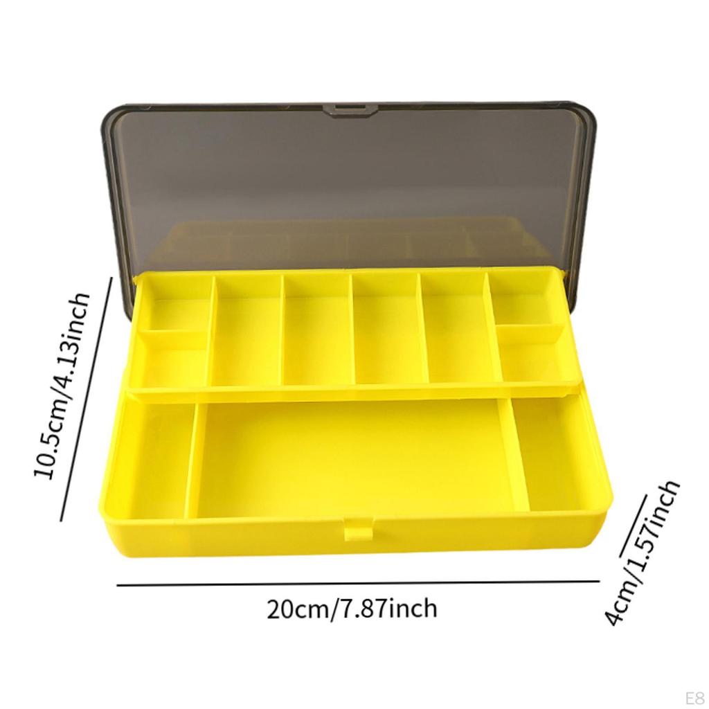 Fishing Gear Organizer Case with Dividers for Bait Storage And Outdoor Use