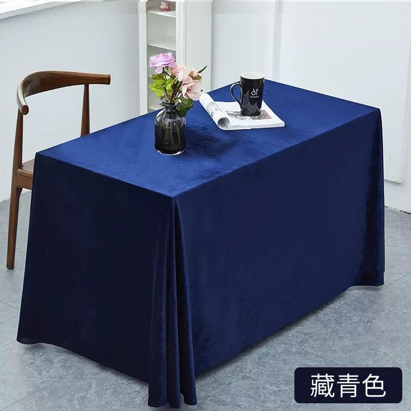 New Velvet Tablecloth with A Flowing and Stylish Design for Conference and Banquet Decoration Rectangular Universal Tablecloth