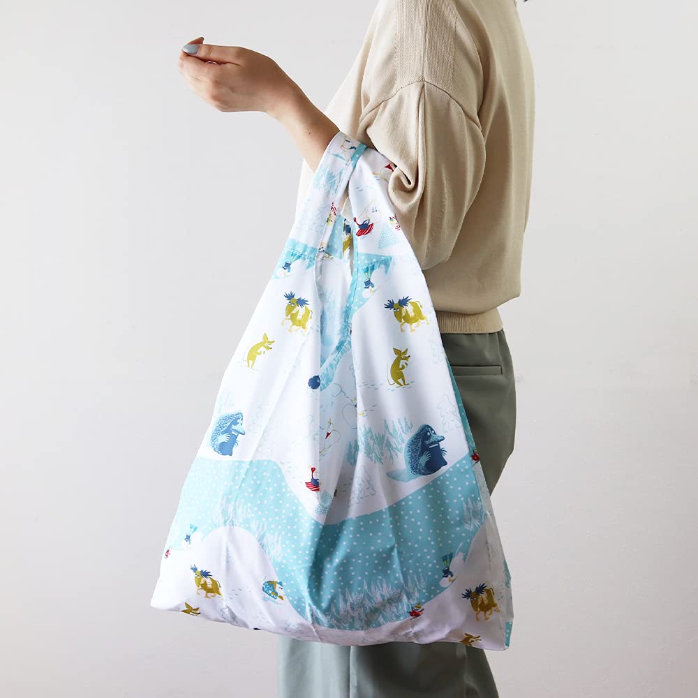 Marushin Moomin Rumi Reikki Eco Approximately H X 40cm W X 20cm D 12cm X Made with Recycled Product 1425013000 Bag, 63.5cm (folded 12cm), Polyester.