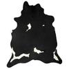 Vidaxl Cowhide Rug, Black and White, 180X220 Cm