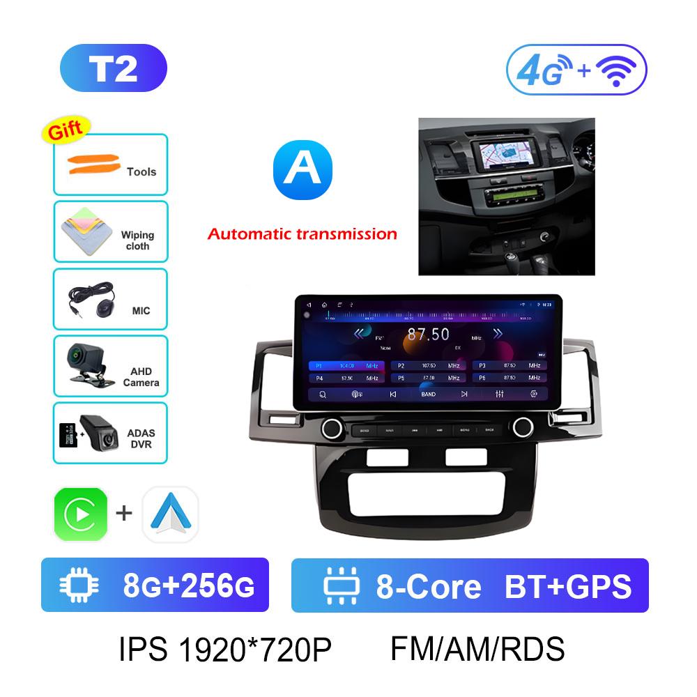 For Toyota Hilux 2005 2006 2007 2008 - 2014 Car Video Radio Multimedia Player Android Smart System Navigation GPS Bluetooth WIFI