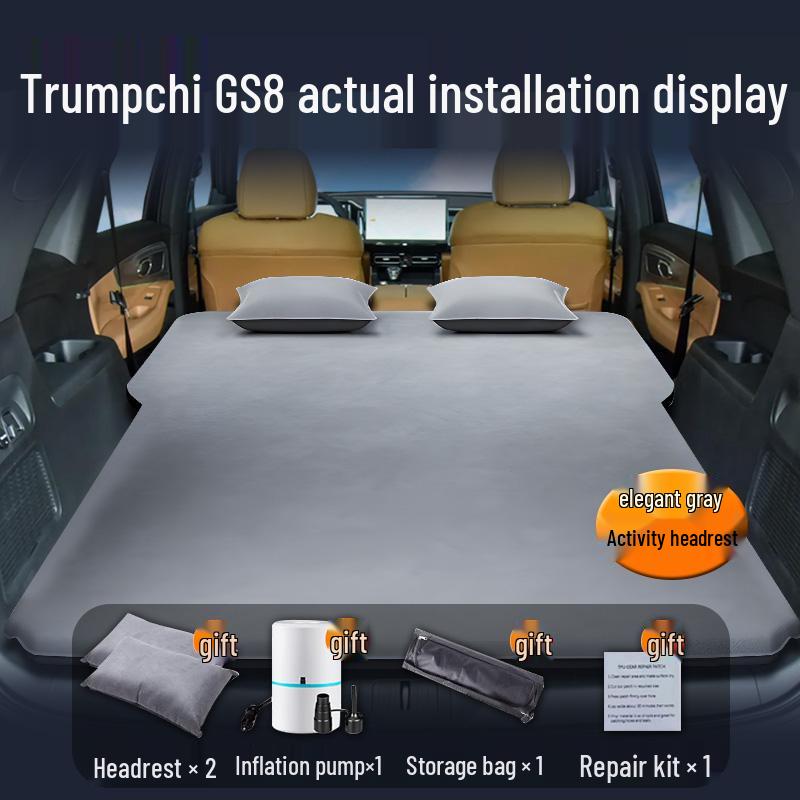 Compatible GAC Trumpchi GS8 Car Air Mattress for Rear Seat and Trunk