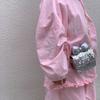 Crossbody Small Sequin Bag With Synthetic Material Trendy School Bag Girls For