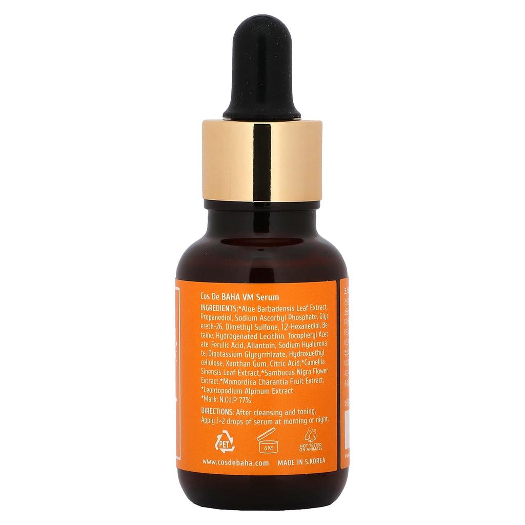 Cos De BAHA VM, Vitamin C MSM Serum, 30ml (1fl Oz)