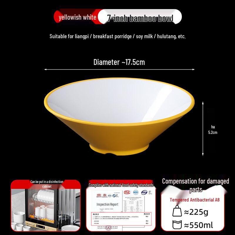 Japanese Style Melamine Conical Noodle Bowl