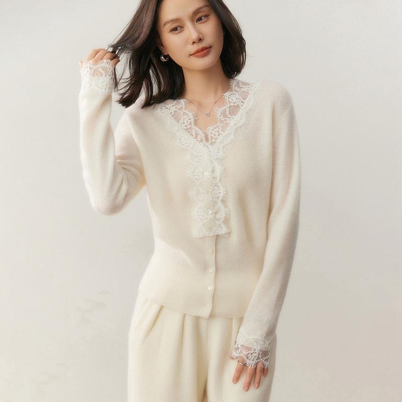 Qinghe 100% Czysty Kaszmir Sweter Damski - Ultra Miękki Luksusowy Zimowy Pulower