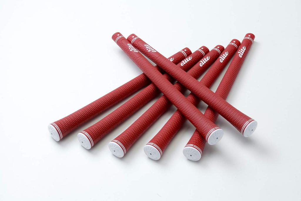 elitegrips Golf Grips SX38 set Classic Red No backline 7-piece
