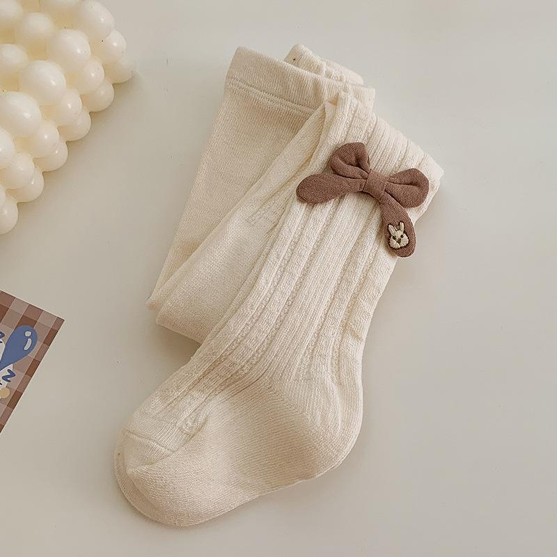 Children s Leggings Spring and Autumn New Style Bow Girls Pantyhose Thin Outer Wear Girls Baby Big PP Baby Socks S