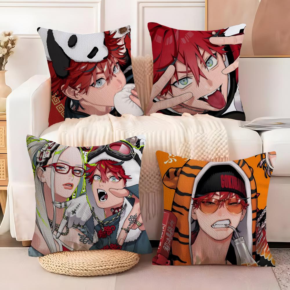 Gokurakugai Pillow Case Silky Elegant Comfort Sofa Bed Invisible Zipper