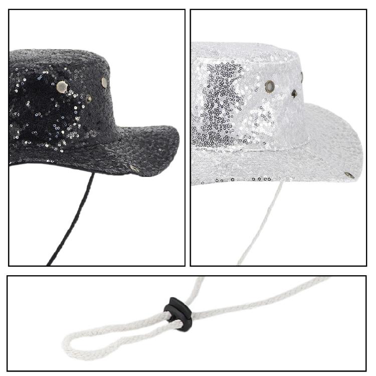Sequined Bucket Hat Outdoor Sun Hat for Outdoor Fishing Hiking Caps Breathable Sunscreen for Hot Season