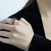 Gucci Garden Series Vintage Patina Textured Snake Pattern Ring Men Ring Silver 577294-J8400-0811