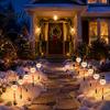 Outdoor Lighting for Courtyard 5Pcs Solar Christmas Yard Stake Light, Waterproof LED Garden Lamp with Lights Snowman Santa Claus Design, Holiday Lawn