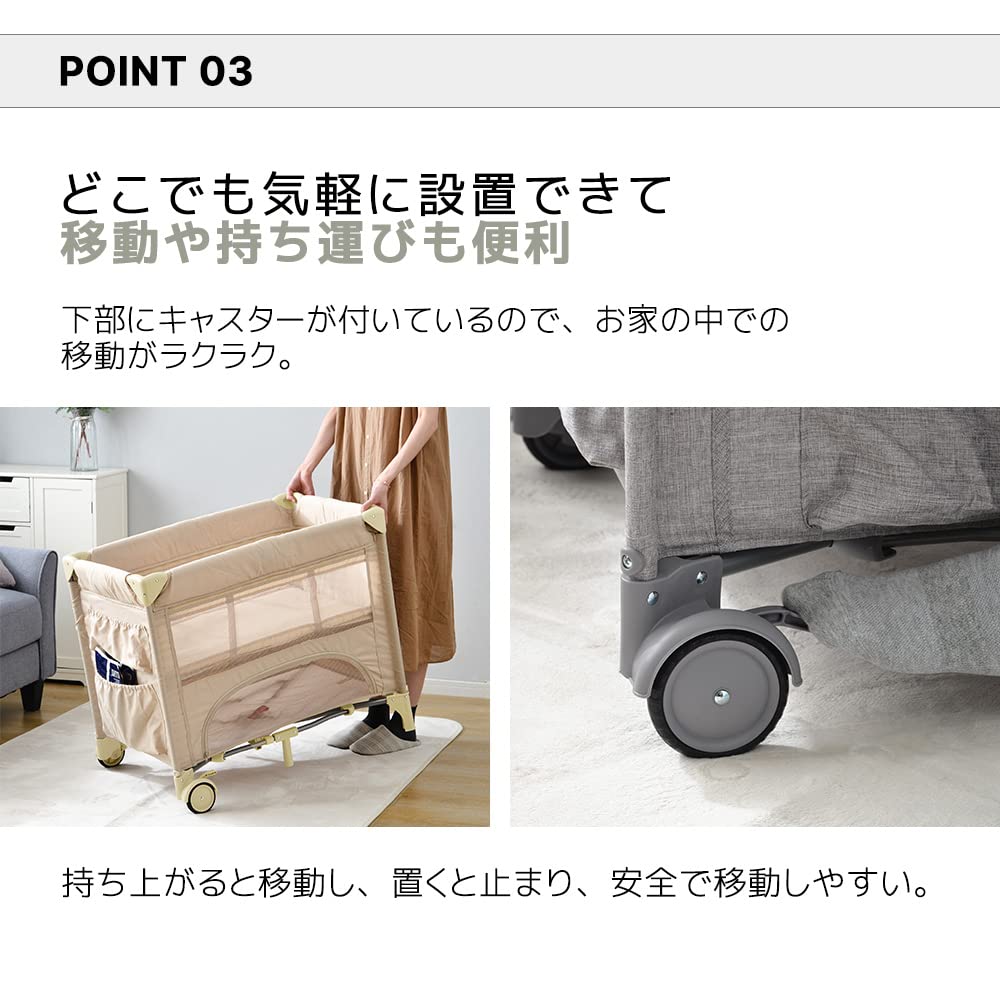 BTM faltbares Baby-Nickerchen-Trage- und Matratzenset Perfekt als Babyparty-Geburtstag oder andere Babyparty- oder Feier-Spielgitter, Laufstall, Matte, Tasche, Inklusive.