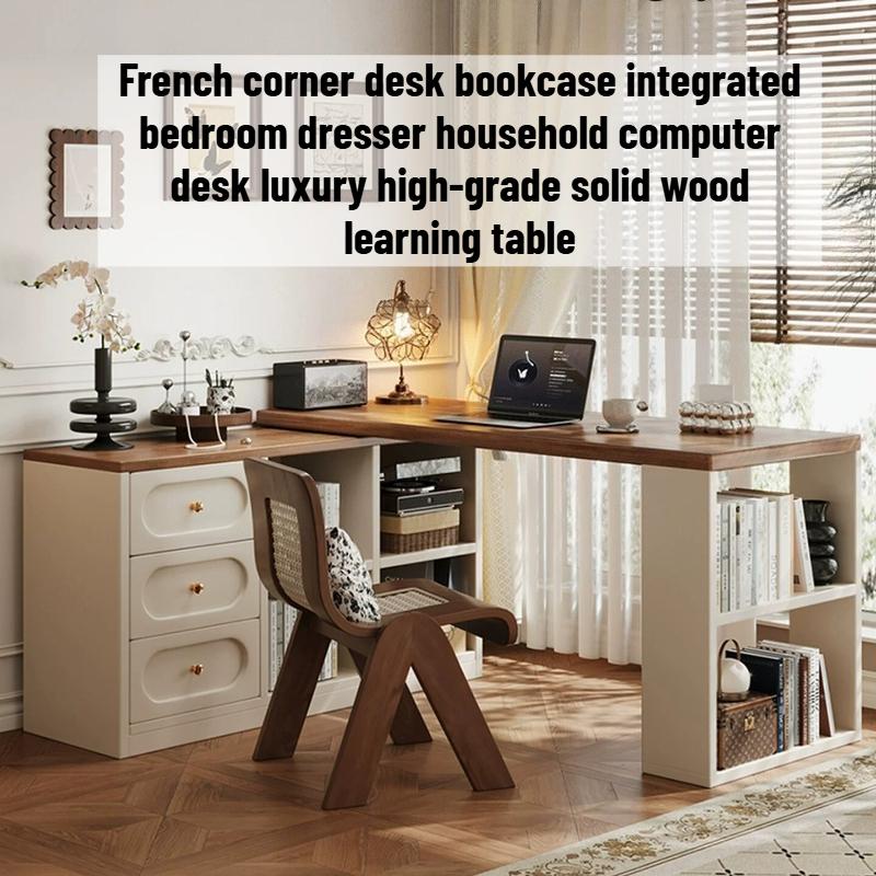French Drawers Dressing Table Corner Desk Bedroom Wooden Dressing Table Storage Makeup Schminktisch Household Furniture