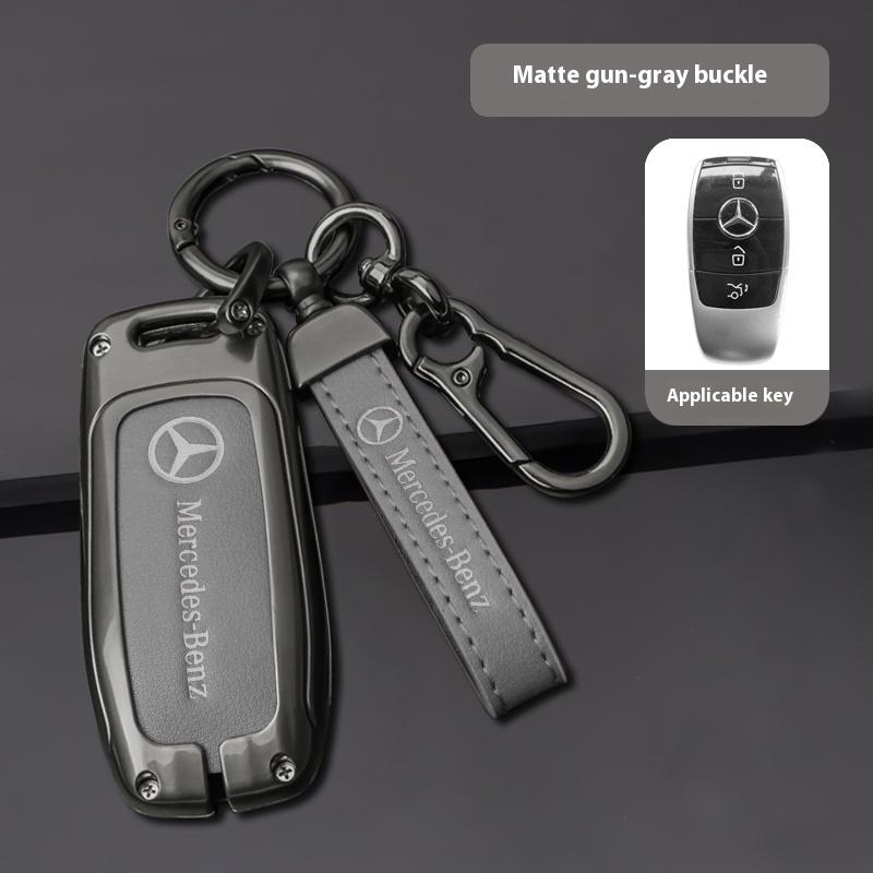 Hot Car Sticker For Mercedes-Benz A B C E S G-Class CLA CLS EQA EQB EQC GLA GLB GLC GLE GLS Car Zinc Alloy Key Case Key Bag Car